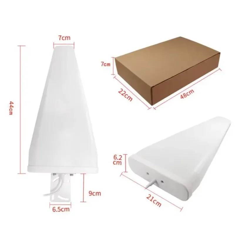 Outdoor High Gain 11dBi Log Periodic Antenna 698-2700/3300-4GHz Waterproof for Digital Terrestrial TV Reception