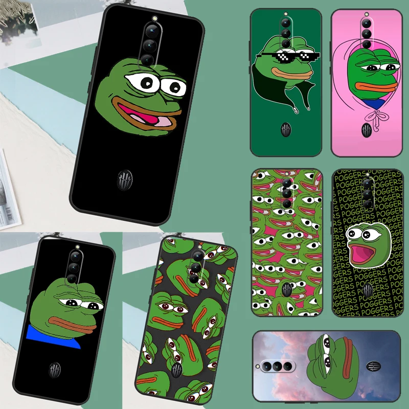 Sad Frog pepe meme Case For ZTE Nubia Red Magic 8S Pro 8 Pro Plus 7S 7 Pro 6 6S 6R 5G 5S Cover Shell Fundas