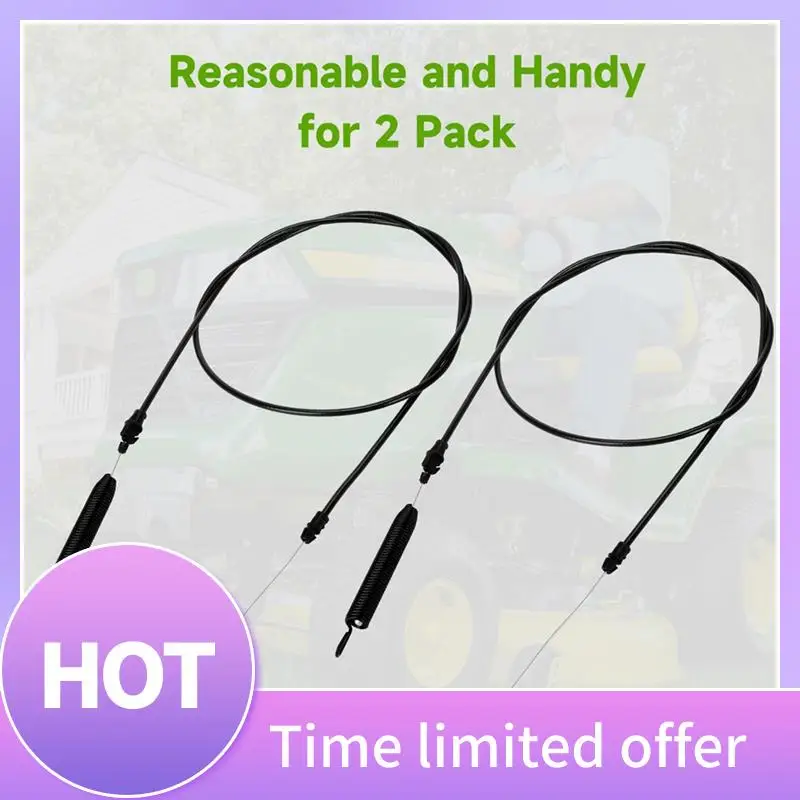 

B69C 2Pack 532435111 Clutch Cable For Craftsman YS4500 YT4000 Husqvarna Riding Lawn Mower, 435111 Deck Blade Engagement Cable