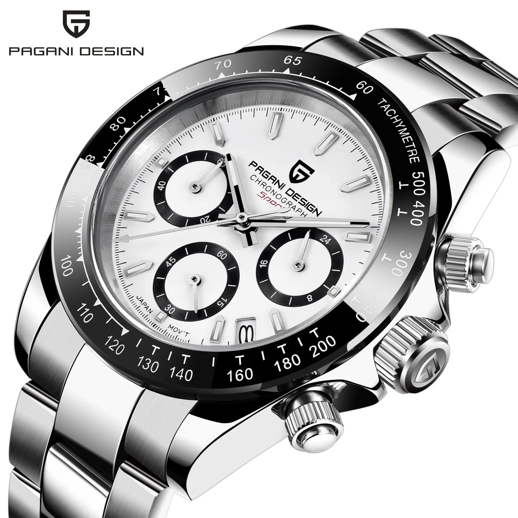 PAGANI DESIGN 2024 New Men Watches Quartz Business Watch Mens Watches Top Brand Luxury Watch Men Chronograph VK63