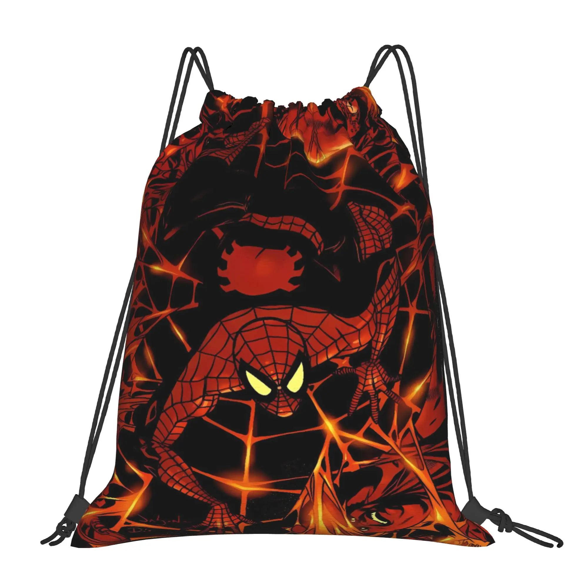 S-Spiders Heroes Drawstring Bag  Minimalist School Gym Backpack For Men Large Capacity Sackpack String Bags