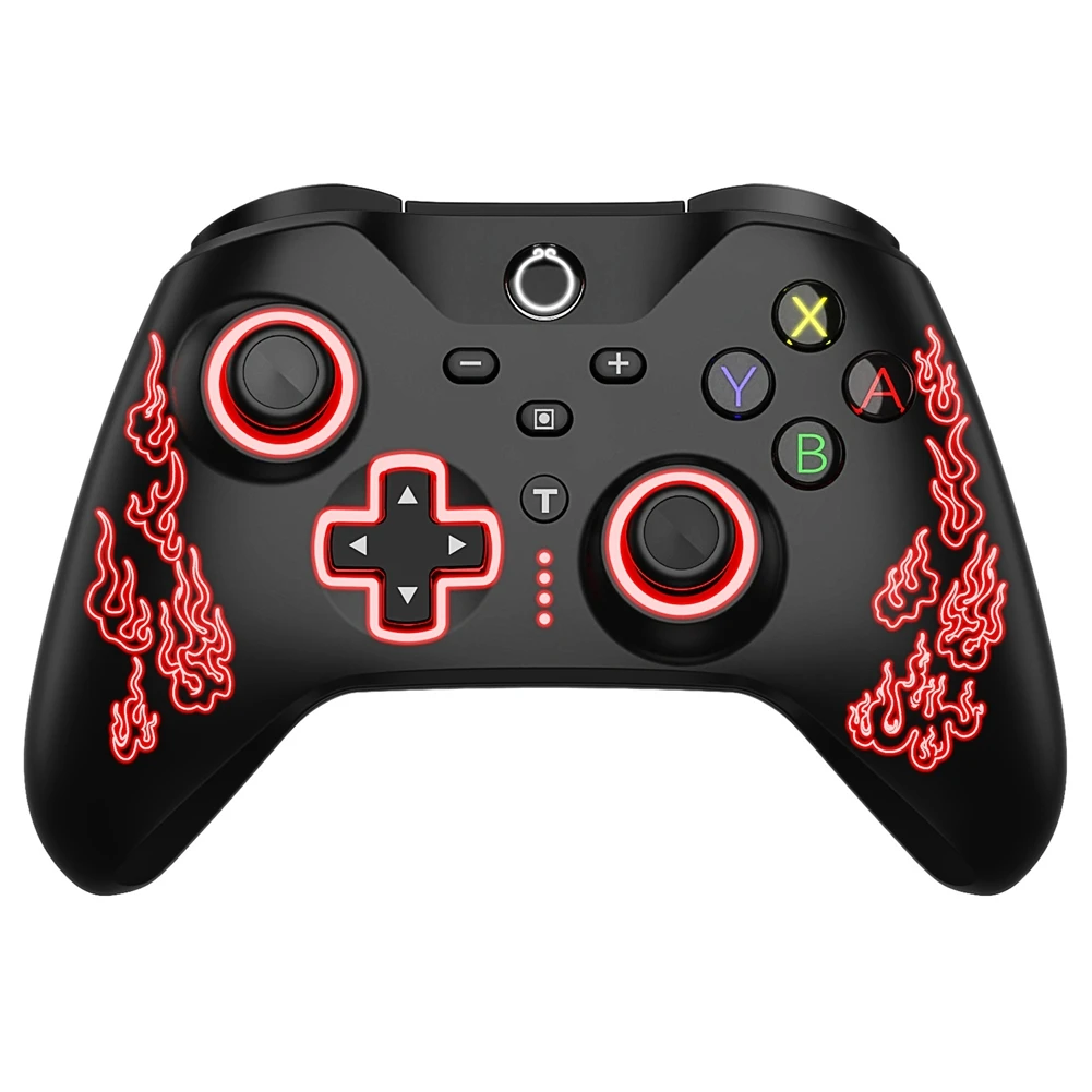 CS-Wireless Gaming Controller mit Hall-Trigger RGB-Licht für PC/Nintendo Switch/Android Gamepad Black Myth Wukong