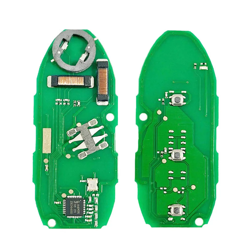 2 Pcs/lot TWB1G694 Auto Smart Remote Control 434MHz ID47 Chip 3 Buttons Replace Car Key For Nissan Micra Juke Cube Leaf