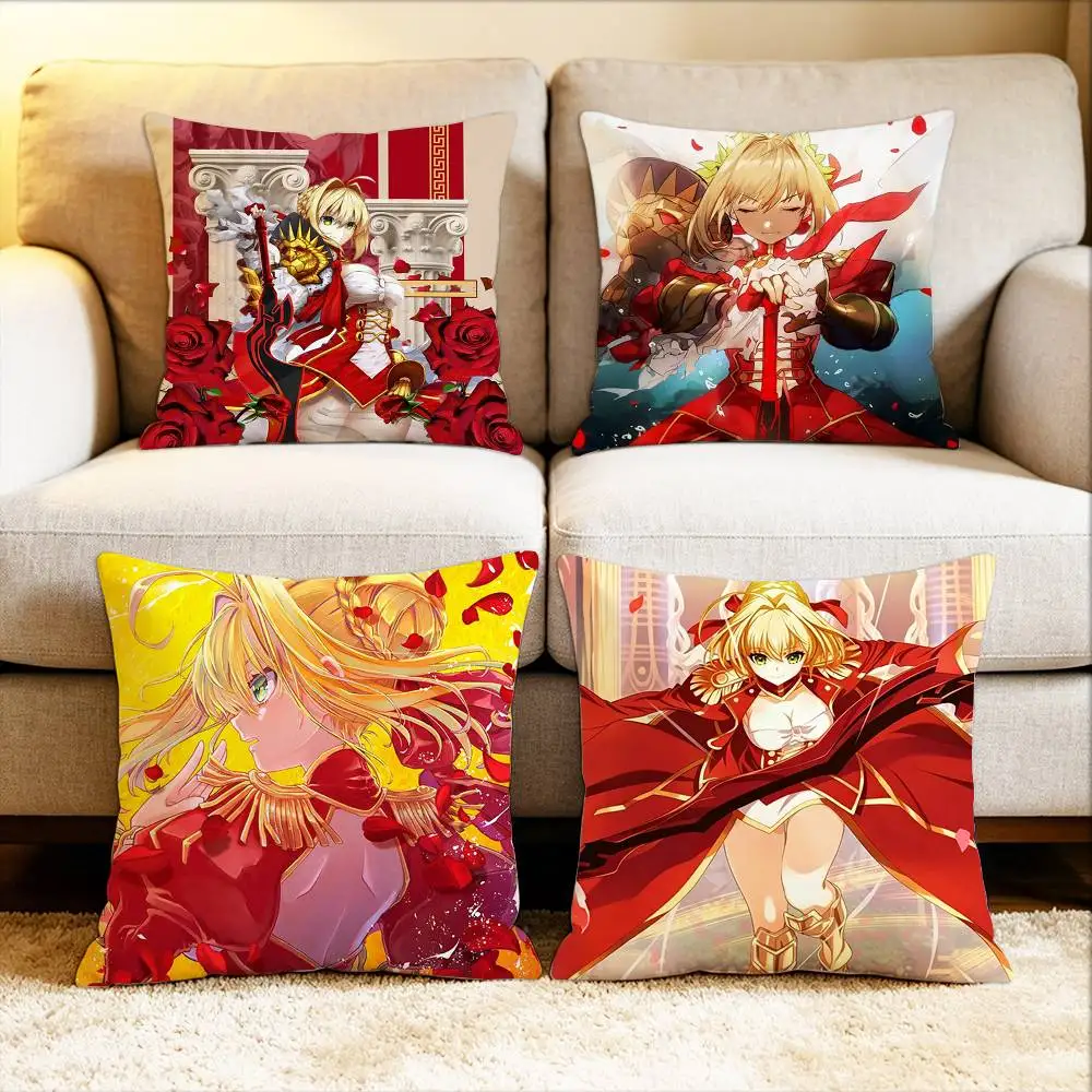 

Nero Claudius Fate Extra Nero Beast Various Sizes Square Pillow Case For Car Home Bedchamber Decor