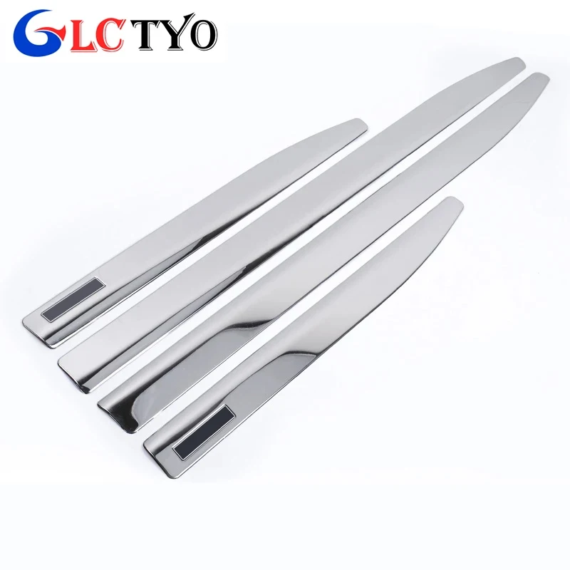 Car Door Stainless Steel Body Anti-Collision Strip for Nissan Patrol Y62 2010-2022 Exterior Decoration Accessories