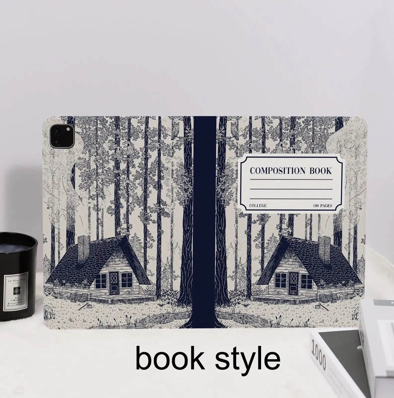 Sketch Composition Book ipad case For Apple Air 10.9 iPad Pro 2020 Cover for iPad 10.2 11 12.9in 2021 Mini 5 6 Case
