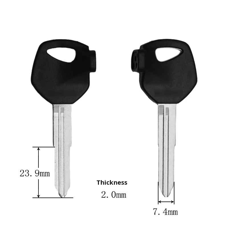 Suzuki motorcycle key, suitable for: Suzuki first generation scooter key embryo (including magnet).