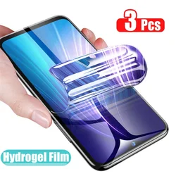 3Pcs Hydrogel Film Screen Protector For Tecno Pova 6 Pro Camon 30S Pro Spark Go 1 Pop 9 Spark 30C Camon 30S Spark 30 Pro