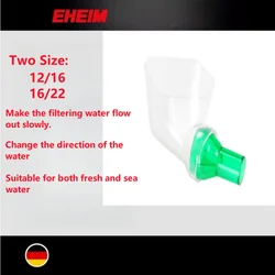 EHEIM Lily Pipe Natural Flow Outlet 12/16mm 16/22mm Aquarium Fish Tank Filter Accessories