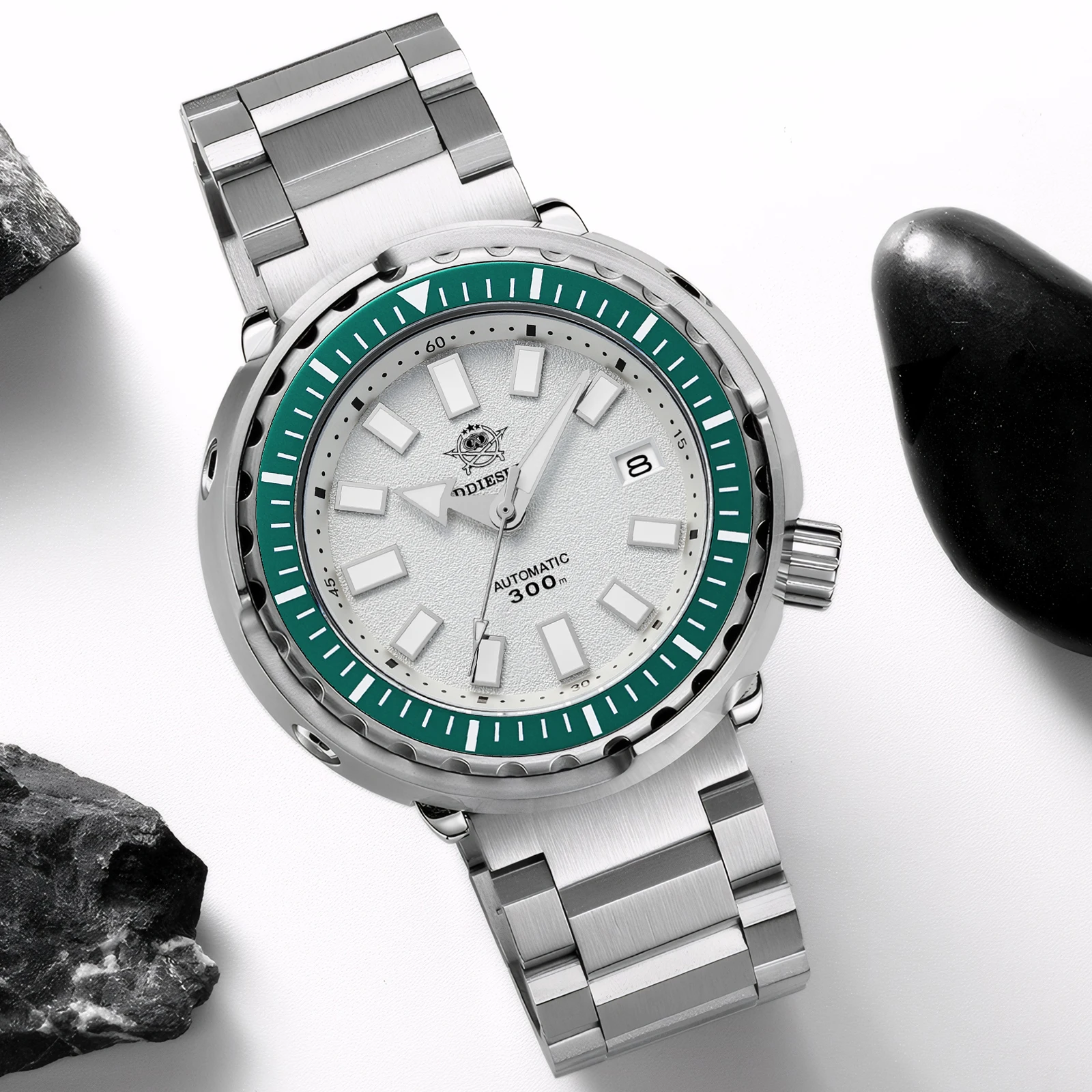 ADDIESDIVE New NH35 Sapphire Automatic Watch 300M Stainless Steel Super Luminous Mechanical Wristwatch For Men relogio masculino