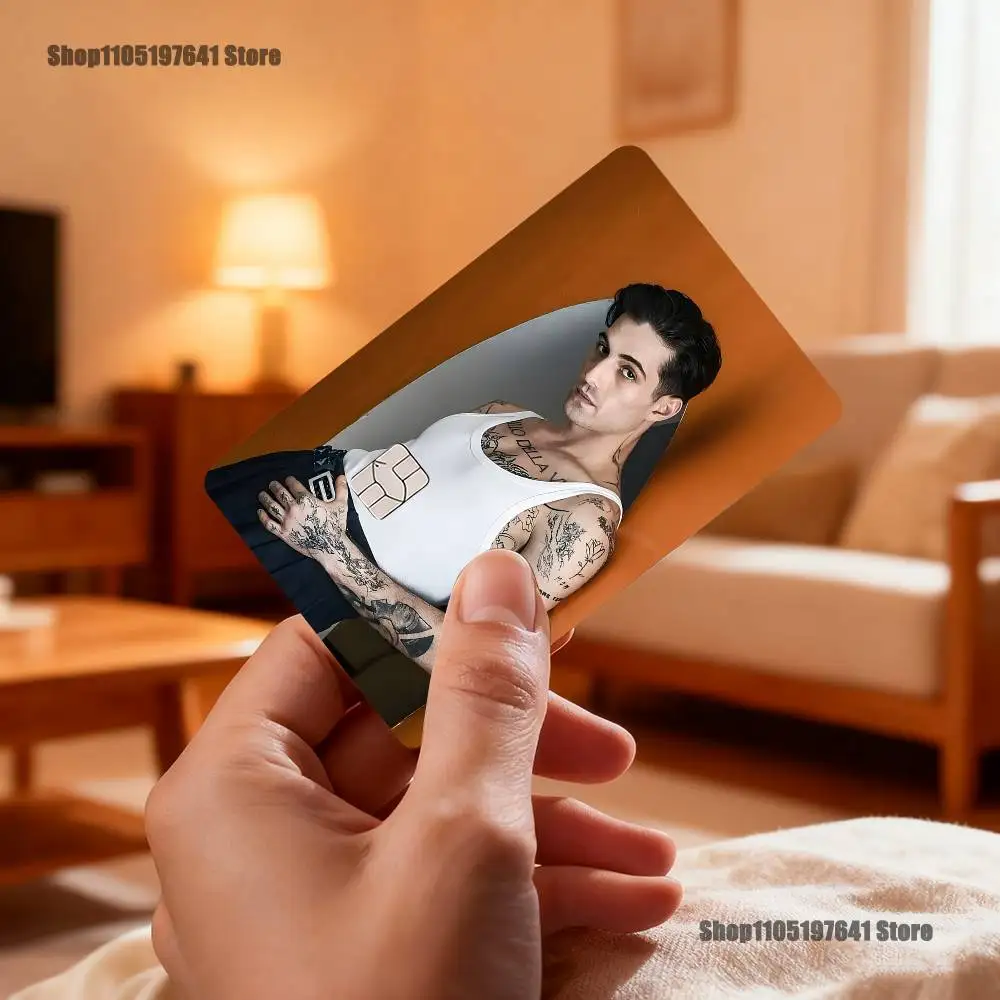 D-Damiano D-David Singer Credit Card Skin Stickers For Bank Card Bus Metro Card Sticker Waterproof Women Gift