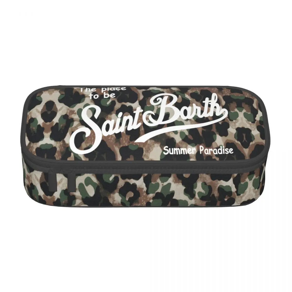 

Custom S-Saint B-Barth Pencil Cases for Girls Boys Large Capacity Paramedic Health Care Pen Box Bag School Accessories