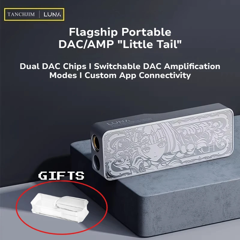 

TANCHJIM LUNA Dual Flagship CS43198 Портативный ЦАП/Усилитель с двумя режимами усиления DSD256 Усилитель для наушников Аудиодекодер/в наличии