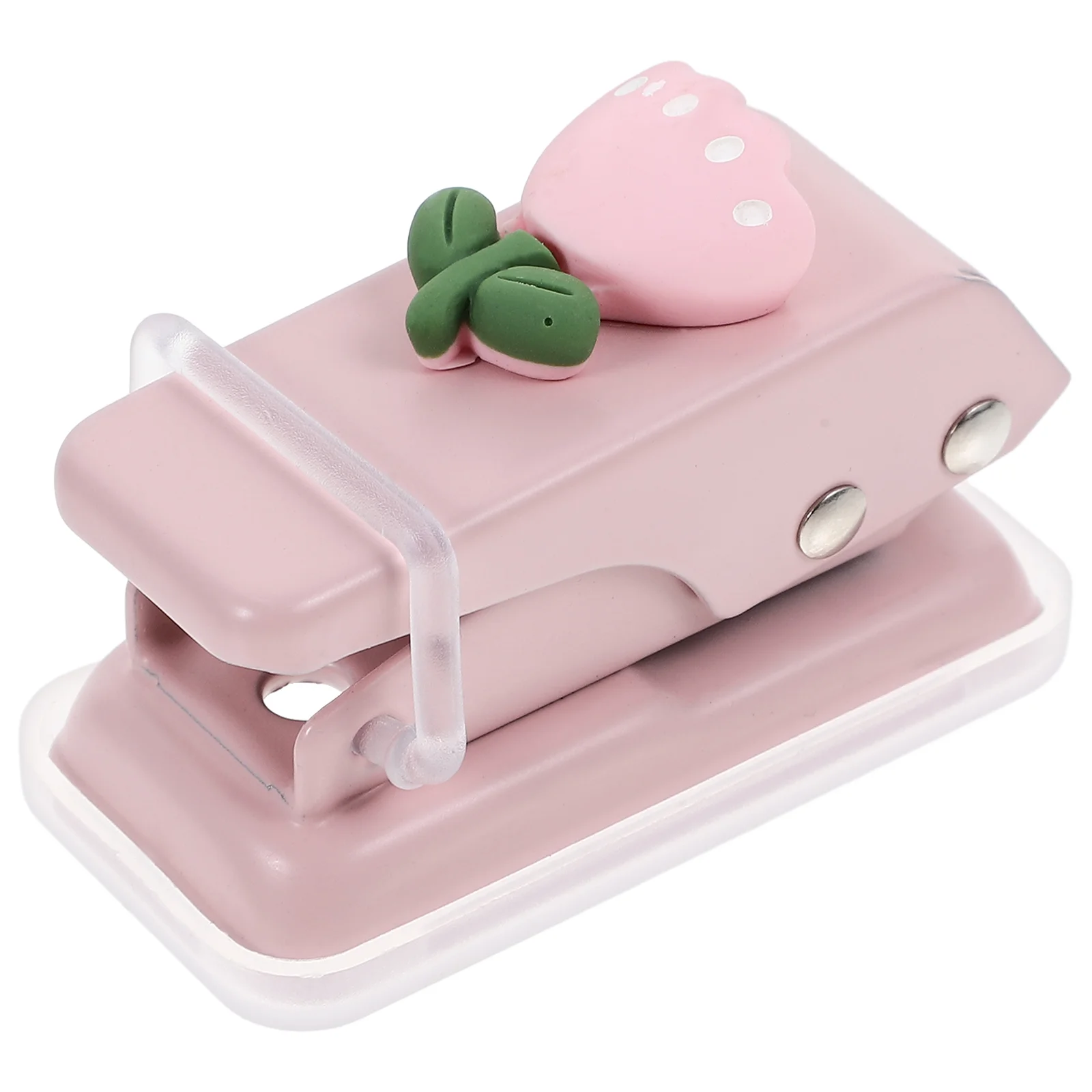 Loose Leaf Tool Cute Flower Mini Hole Punch Office Student Manual Puncher Portable Metal Paper Holes