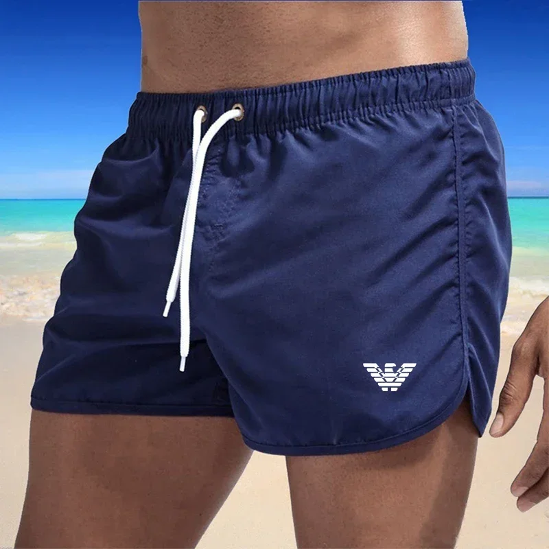 Shorts de plage de surf pour hommes, bermudas informels de gymnastique et de fitness, à séchage rapide, à la mode