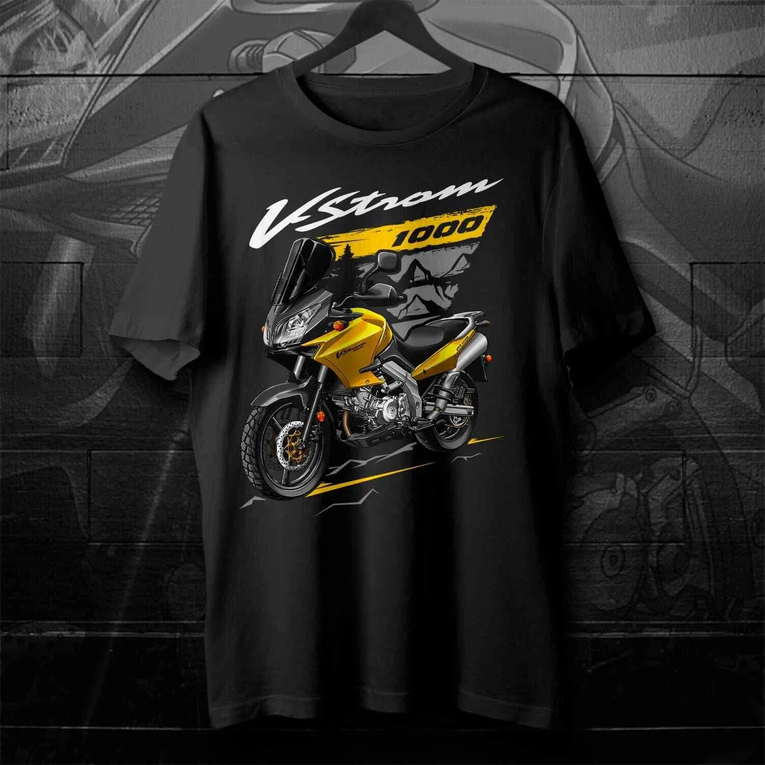 

2025 Summer Cotton Round Neck Short Sleeves for Men Women T-Shirt for Suzuki V-Strom 1000 2002-2012 Adventure Motorcycle Riders