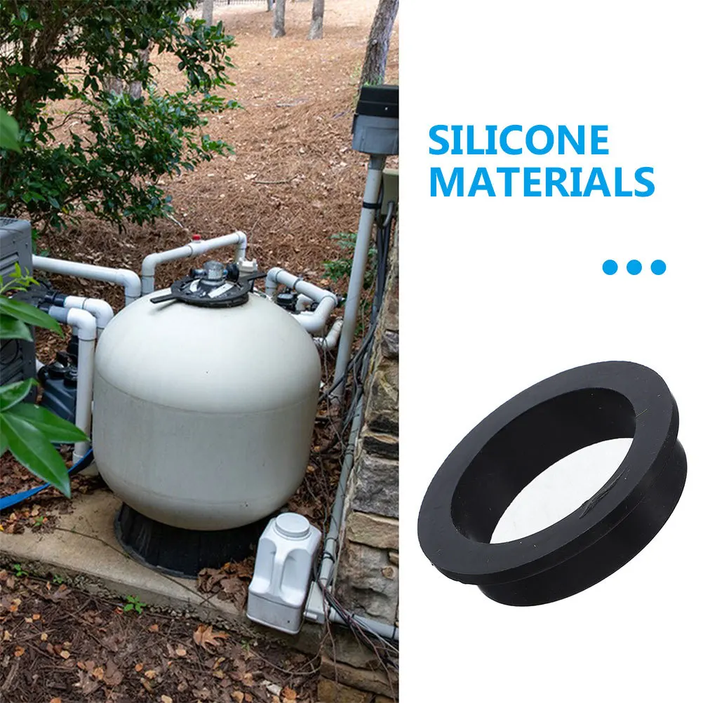 ชุดซ่อมปั๊มกรองทราย 4 ชิ้น ซิลิโคนแหวนยาง แหวน L อะไหล่เปลี่ยน ปะเก็นท่อสระว่ายน้ำ ป้องกันการรั่วซึมของมอเตอร์ปั๊ม