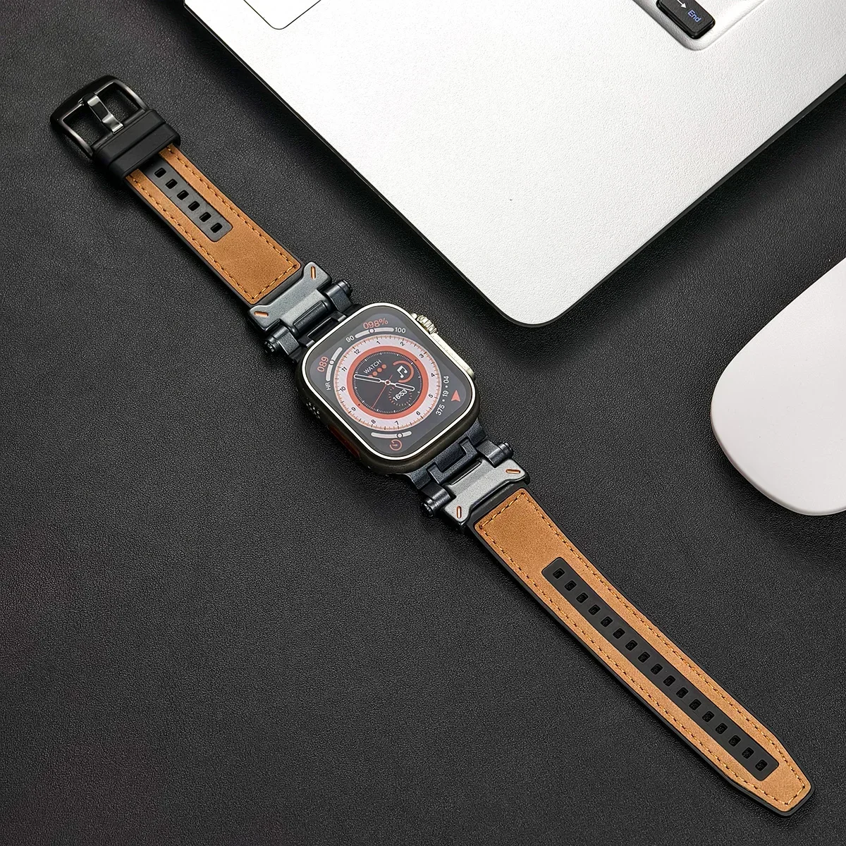 TPU Sport Strap For Apple Watch 9 45mm Ultra 2 49MM 44mm 42mm Silicone Bracelet for iWatch9 8 SE 7 6 4 5 3 2 1 Band Accessories