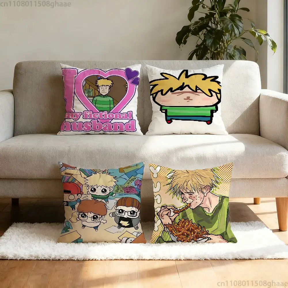 Eltingville Club  Pillow Case Anti-dustmite Pillowcase Invisible zipper silky short plush Sofa cushion cover