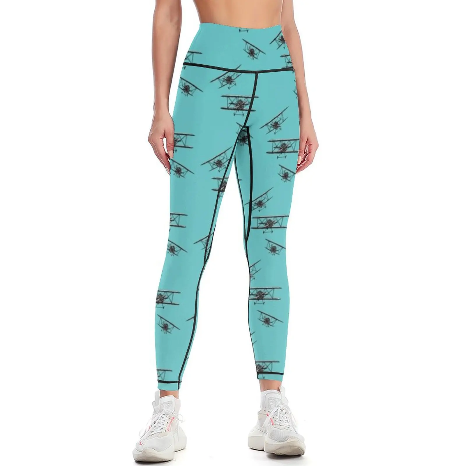 

Biplane Tri-Lane! Leggings Jogger pants sports for Women sportwear Training pants Womens Leggings