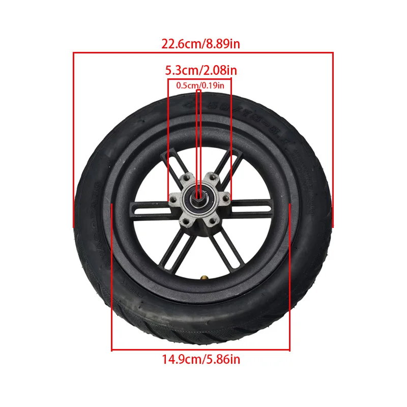 For 8.5 inch for Xiaomi Mijia M365 electric scooter 5/6 hole wheel hub wheel 8 1/2x2 50/75-6.1 wheel Tire accessories