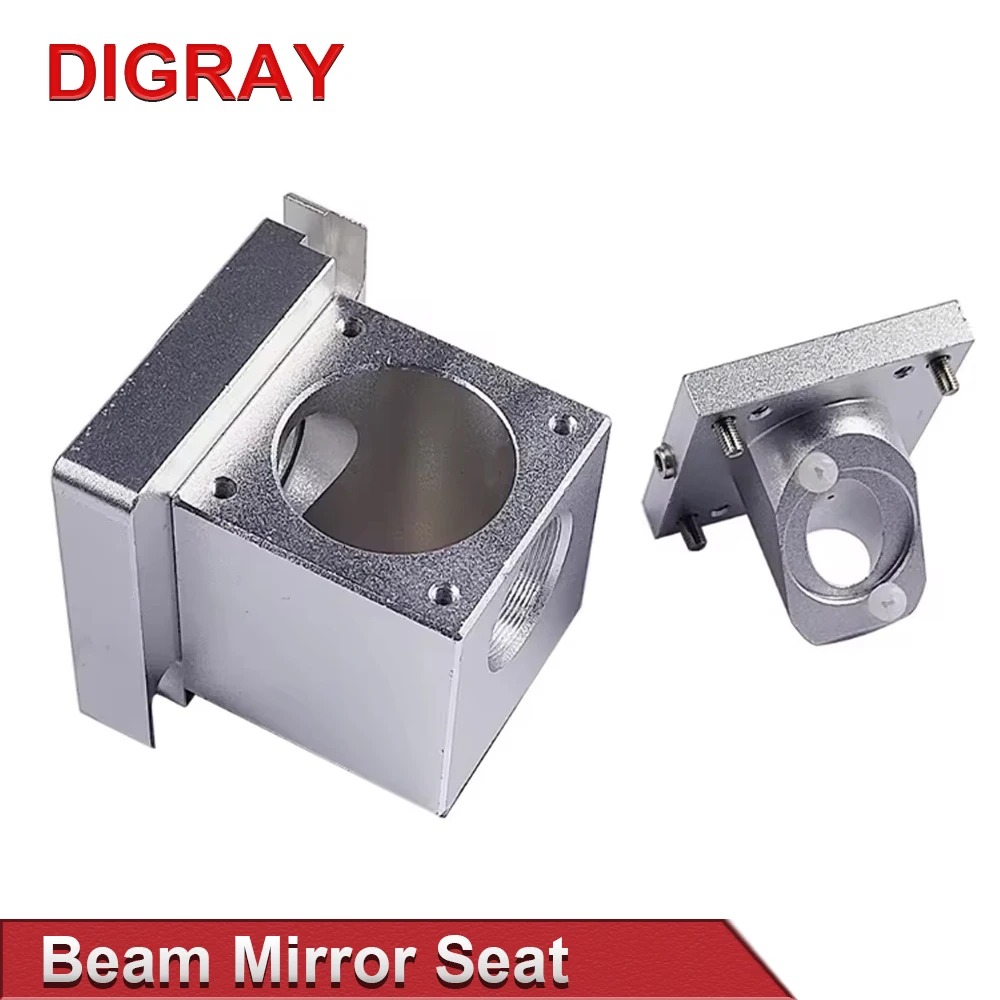DIGRAY CO2 Laser Beam Mirror Seat Is Equipped with Red Light Indicator Beam Combining Mirror & Beam Expanding Mirror.