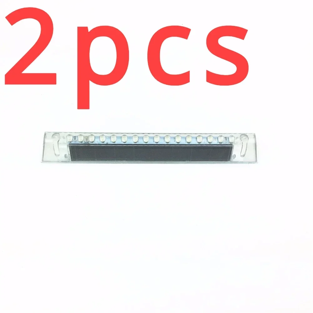 2PCS For Auto Glass Suction Lamps Anti-Follow-End LED Flashing Network Decorative Light Bar 21cm Motorcycle Decorative Lamp