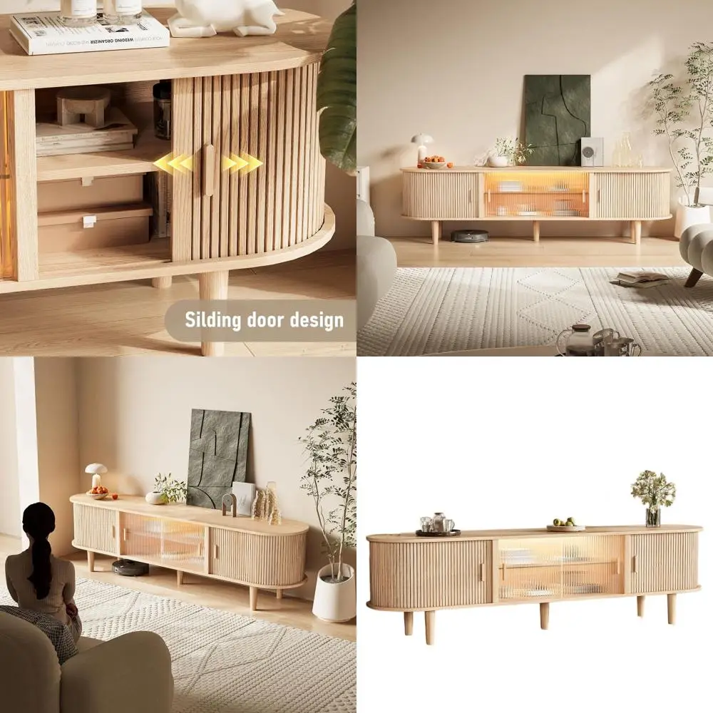 75 Led-Lit Tv Stand…