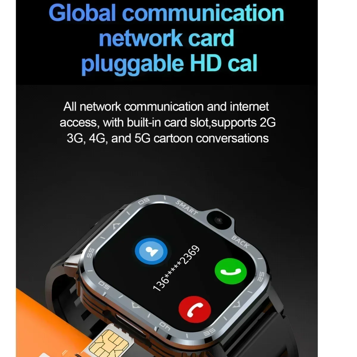 PGD 신형 안드로이드 스마트워치 남성용 GPS 16G/64G ROM 저장용량 HD 듀얼 카메라 NFC 2G 4G SIM 카드 WIFI 무선 빠른 인터넷 접속