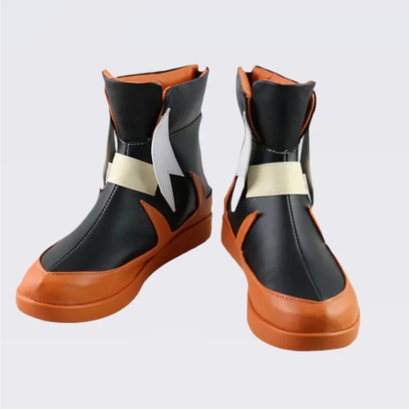 Buty do Cosplayu Sword and Shield Raihan, Botki Anime Gra Pocket Monster Halloween Karnawał, Szyte na Miarę