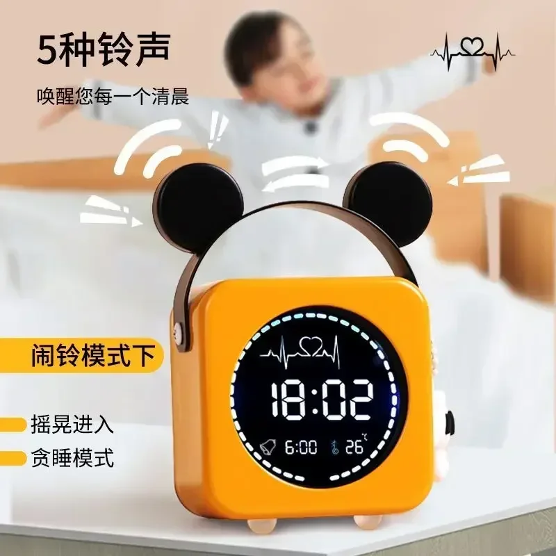 Disney Mickey Cartoon Children and Students Learning Cute Electronic Silent Alarm Clock Kitchen Countdown Reminder Holiday Gift