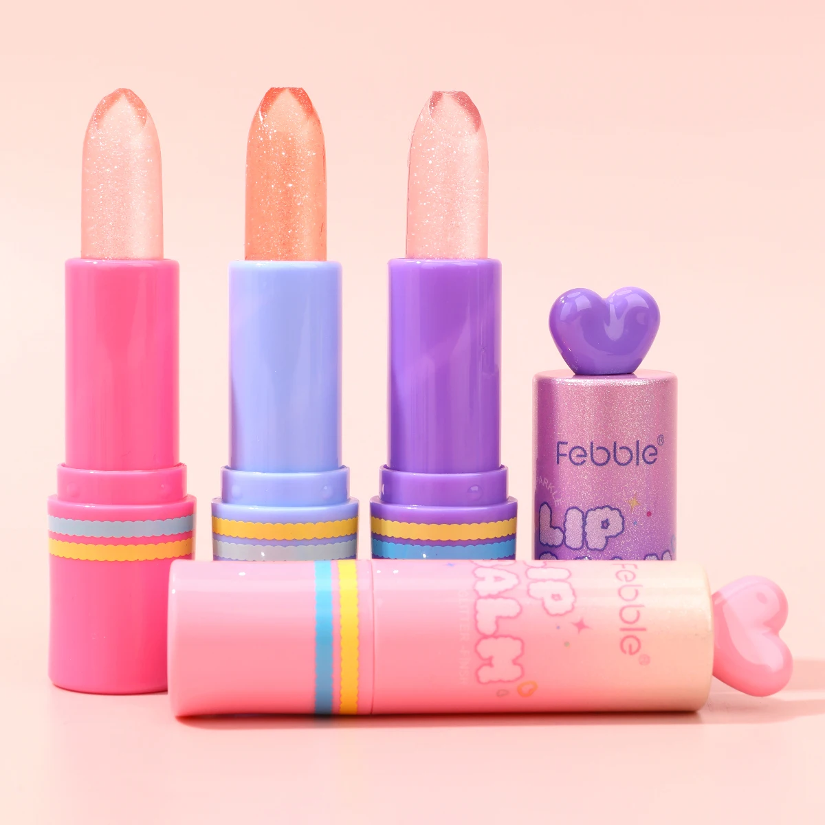 FEBBLE lip balm is a natural moisturizing lip gloss with multiple functions of nourishing the lips, creating hydrated and chubby