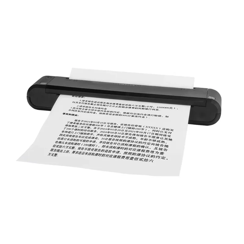 2026  MS-TT216 ROHS FCC Wireless Label Printer A4 Manufacturer Mini Portable Inkless Thermal Printer A4 For Home Office Pr