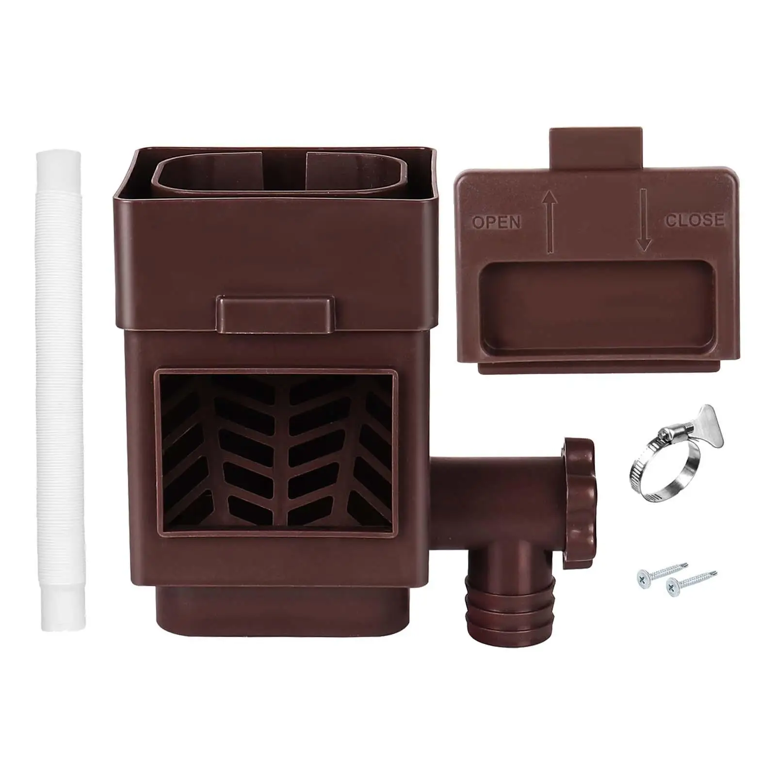 Rain Water Collection System High Performance Rain Collector for 2 inch x 3 inch Downspouts Landscape Backyard Watering Lawn