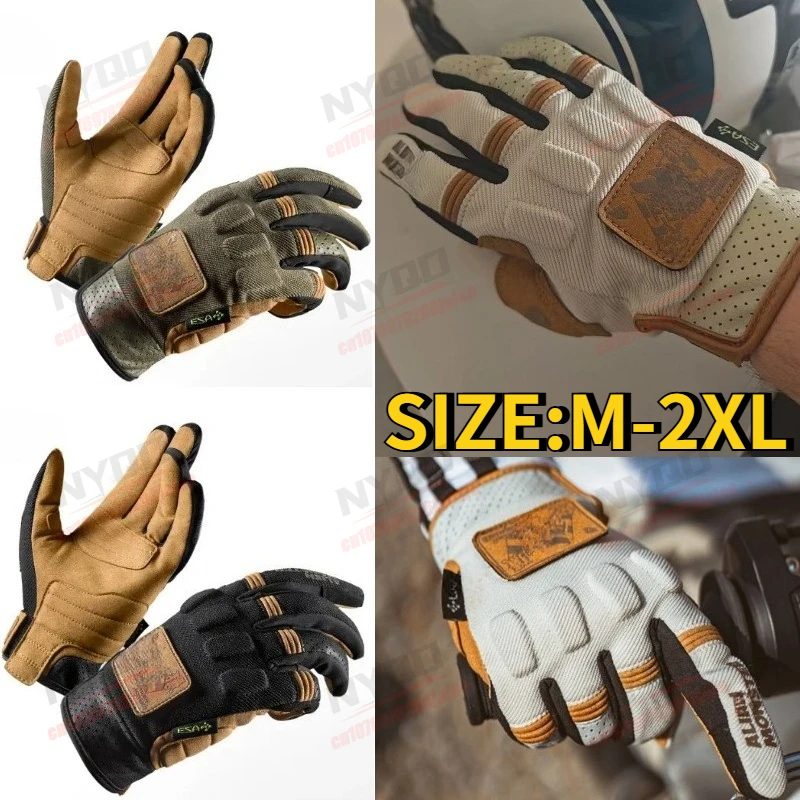 

Motorcycle Riding Full Finger Gloves for Men Breathable Fall Proof and Not Stuffy Riding Equipment