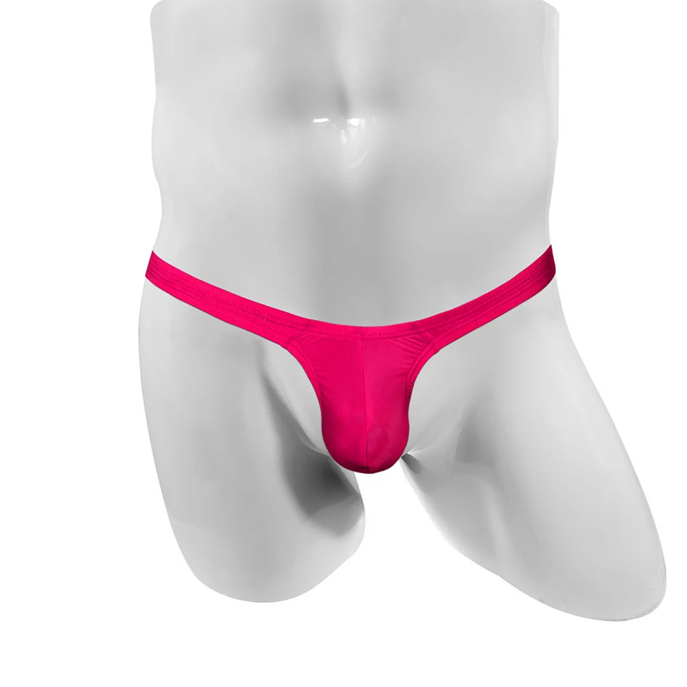 

Sexy Men's Low Rise G-strings T-back Thongs Mini Pouch Underwear Jockstrap Underpants Male Briefs Panties