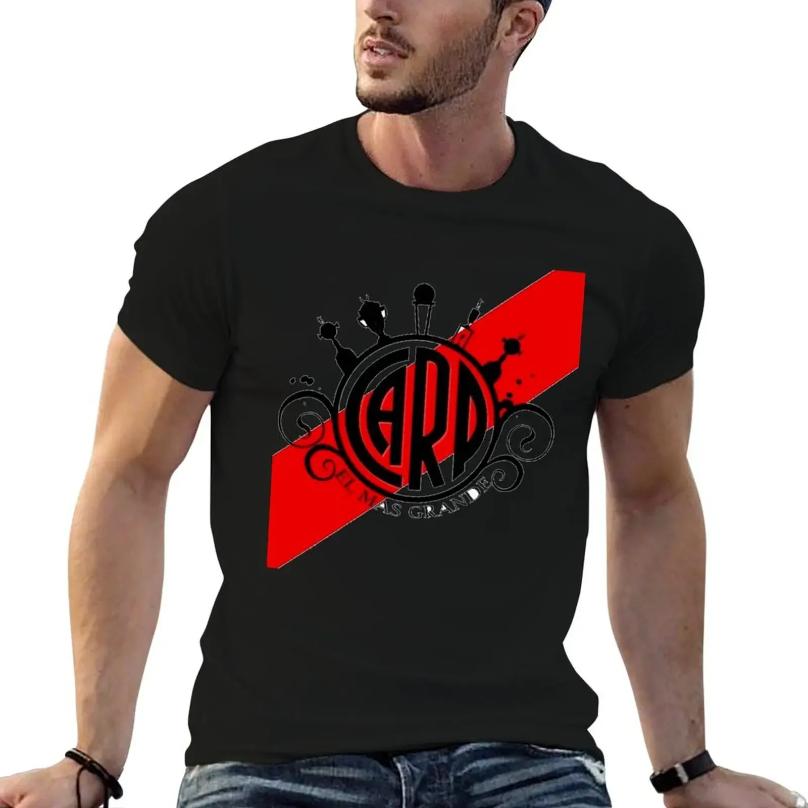 River Plate the largest T-Shirt street wear heavyweights plain t shirts men