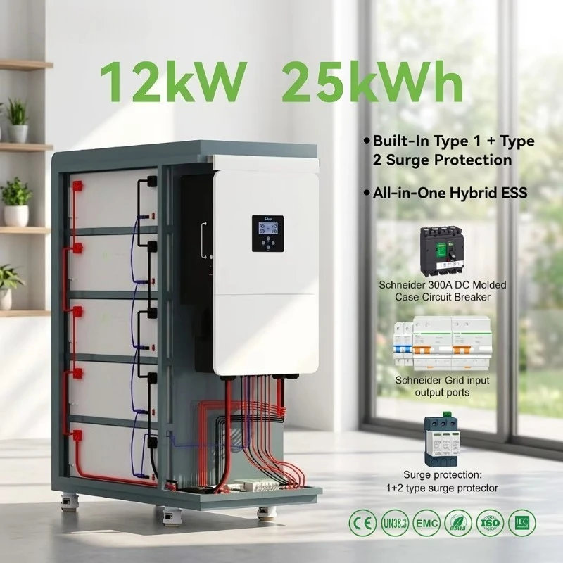 Reliable 200kw 400kwh Commercial Energy Storage Inverter All In One System For Remote Off Grid Resort To Solar Optimization