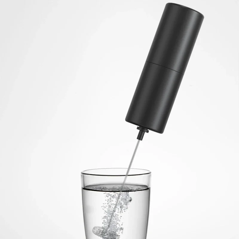 Espumador de leche eléctrico de mano, mezclador de bebidas, agitador, café, capuchino, crema, batidor, mezcla espumosa, batidor de huevos, licuadora de alimentos