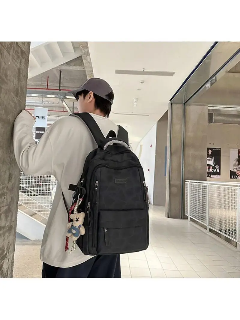 超軽量バックパック、脊椎保護、負荷軽減、男の子と女の子、ティーンエイジャー向け、ナイロン素材、アーク型ショルダーストラップ