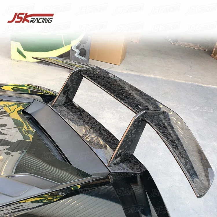 new Performante Style Forged Carbon Fiber Rear Spoiler for 2014-2019 Lambo Huracan Lp610 Lp640