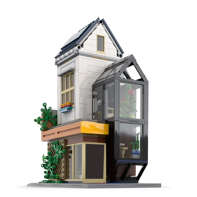 776 PCS House Street Garden House MOC Customize Modular Building Block Creative Design Educational DIY Boys Toy Christmas Gift