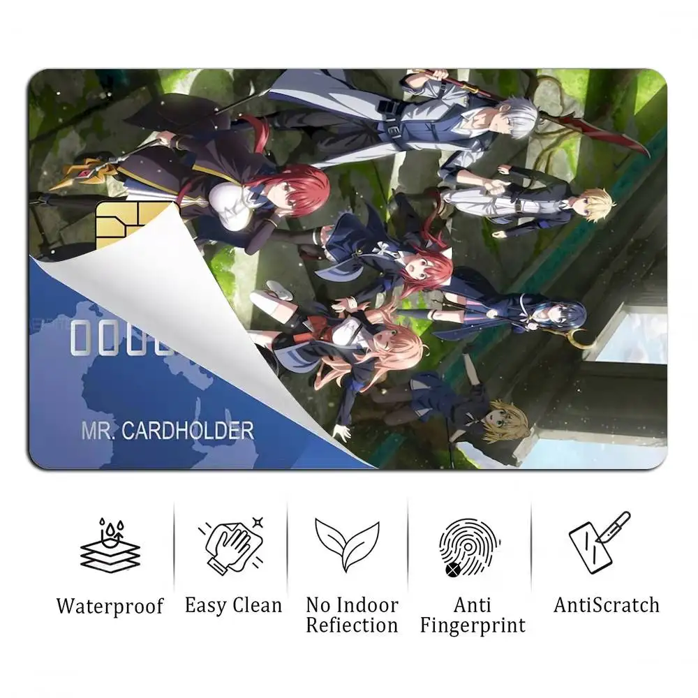 Jack-of-All-Trades Swordsman Orlen Card Stickers for Bank Access Protective Waterproof Film Cover Sticker Gift