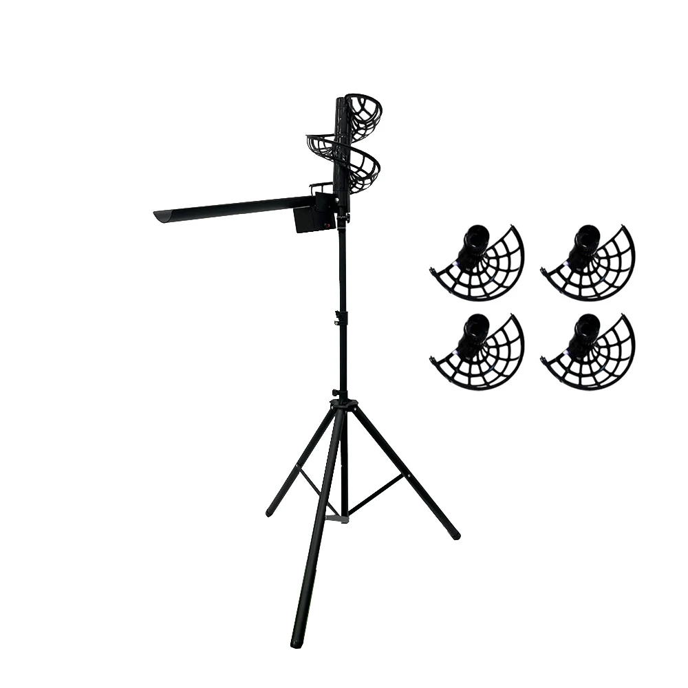 Ball Launcher Tennis Ball Tennis Ball Machine Adjustable Height Pickleball Machine With Auto Swing