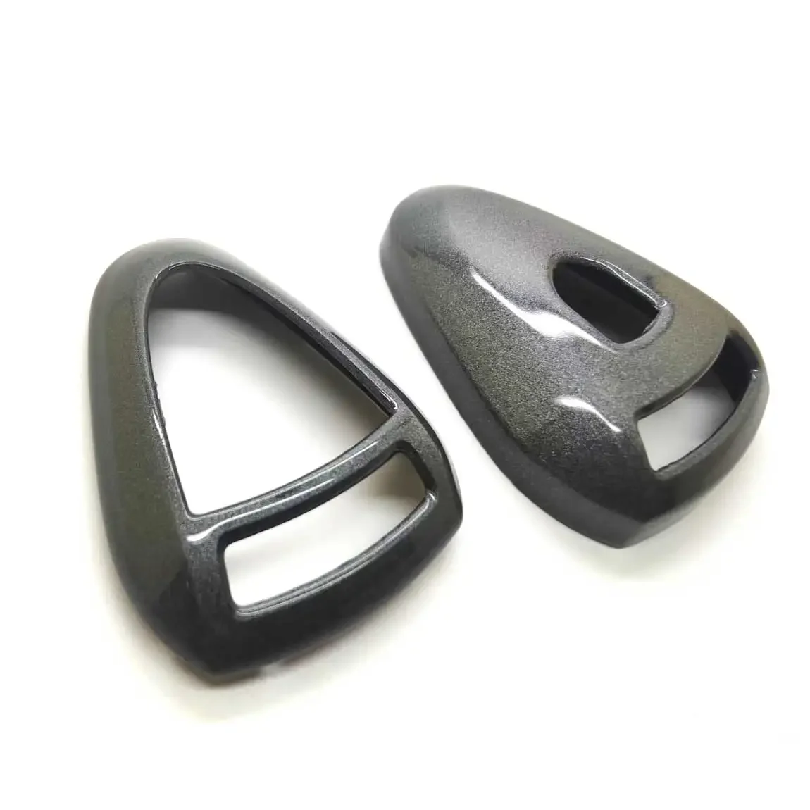 

Carbon Grey Remote Flip Key Cover Case Shell Fob Protection For Porsche Black Head Remote Key