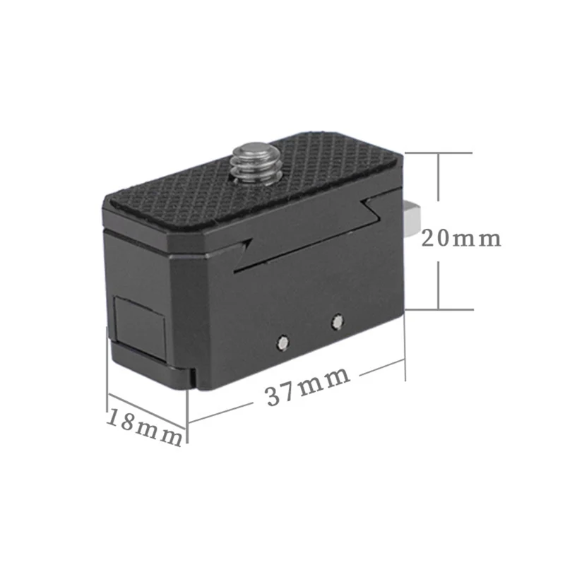 A41Z-Action Camera Quick Releaseplate,Aluminum Alloy Magnetic Quick Release Base,Suitable For Action Cameras And Mirrorless