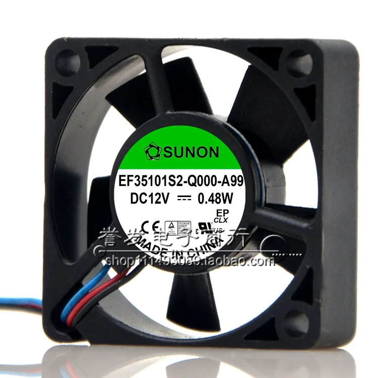 NOVO RADIADOR DE VENTILADOR DE REFRIGERAÇÃO ORIGINAL EF35101S2-Q000-A99 12V 0,48W 3510 35x35x10mm