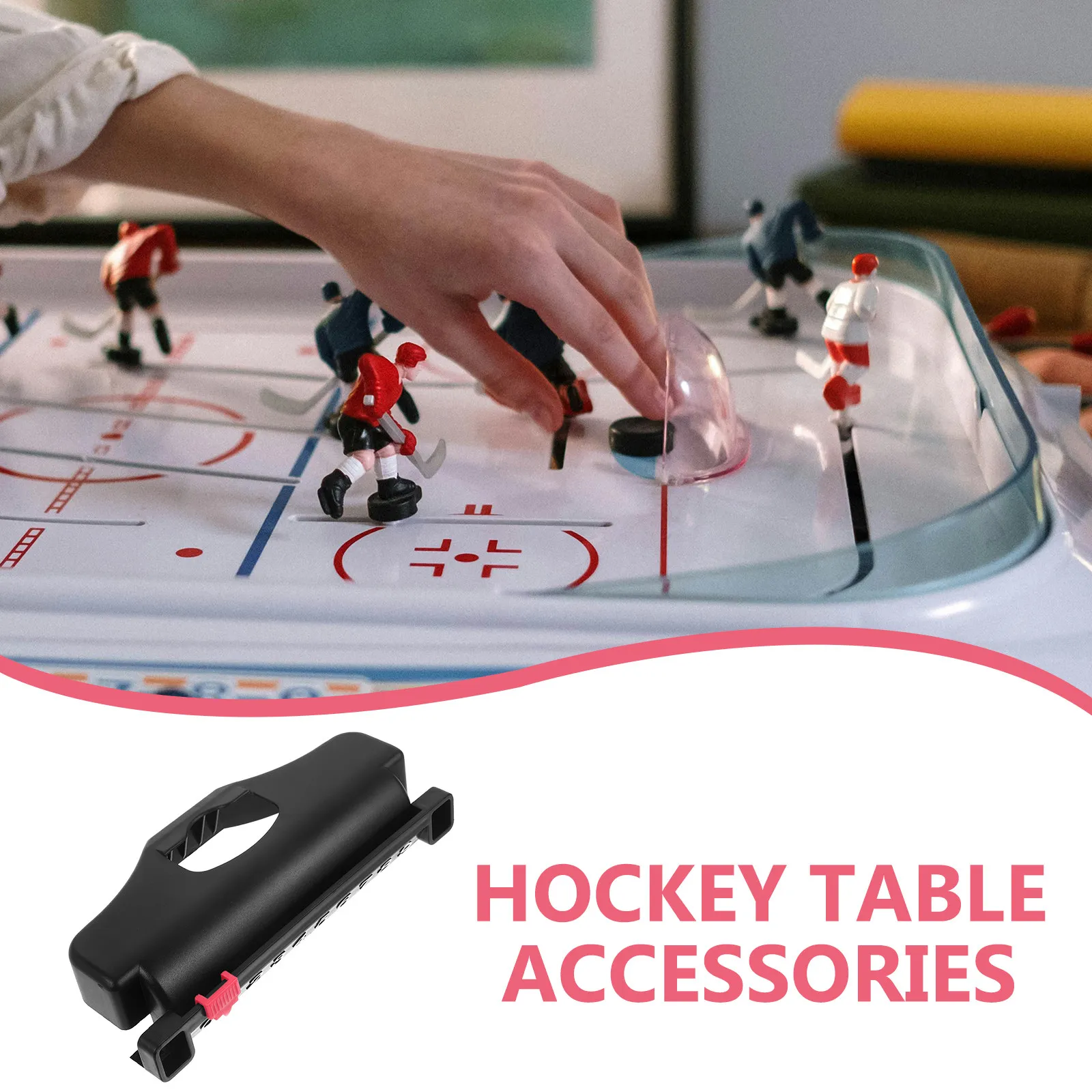 

2Pcs Air Hockey Score Keeper Replacement Parts for Hockey Table Scoring Units Tabletop Game Accessories Strong Wear-Resistant