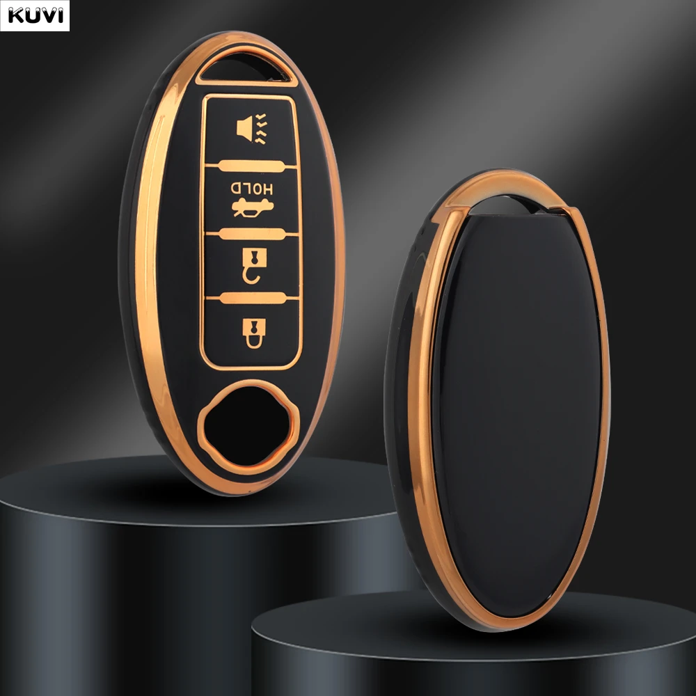 

Kuvi 4 Buttons TPU Car Key Case Cover Shell Fob For NISSAN Maxima Altima Versa Sentra Sunny Sylphy Teana Qashqai X-Trail Juke