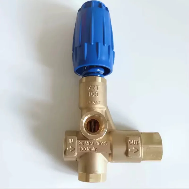 350Bar Large traffic high pressure washer parts regulator bypass VRT100 drain cleaner pressure washer unloader valve 40-100L/min